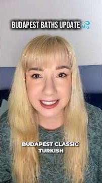 Budapest baths update! Rudas brings back traditional days + late-night swims 🇭🇺 #Budapest #Travel