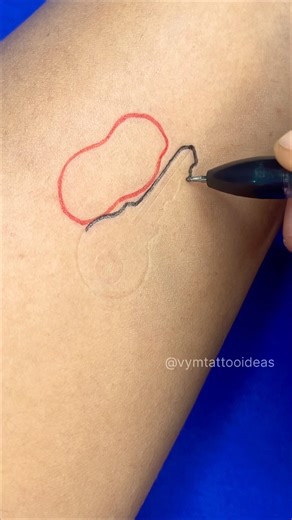 DIY simple tattoo #tattoo #trending #shorts #art
