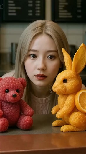 Fruit Carving with Novel flavors~Raspberry and Orange🔪 🍊| ⟪It's not important at all⟫