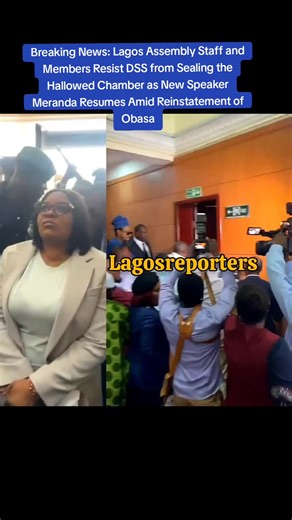 Lagos Assembly Staff Resist DSS Sealing Hallowed Chamber