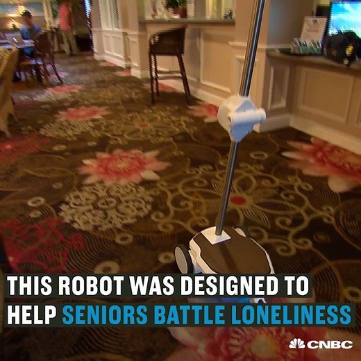 This robot was designed to help seniors battle loneliness | CNBC