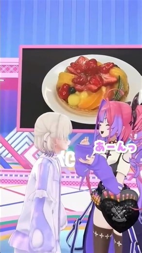 ケーキをアーンしてあげる仲良しなDEV_ISたち【ReGLOSS/FLOW GLOW/ホロライブDEV_IS】