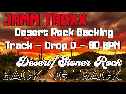 Desert/Stoner Rock Backing Track –DADGBE - Drop D – 90 BPM – Beginner Guitar