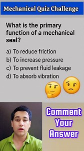 94K views · 785 reactions | Mechanical Seal Interview Questions...