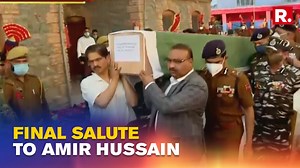 17K views · 329 reactions | J&K DGP, Army Officials Pay Last Tribute To Police Constable Amir Hussain Martyred In Srinagar | Republic | Facebook