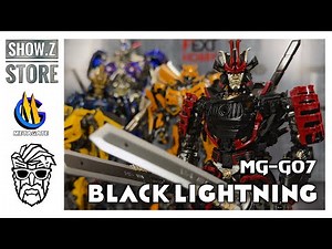 Metagate MG G07 Black Lightning Transformers Masterpiece TLK Drift