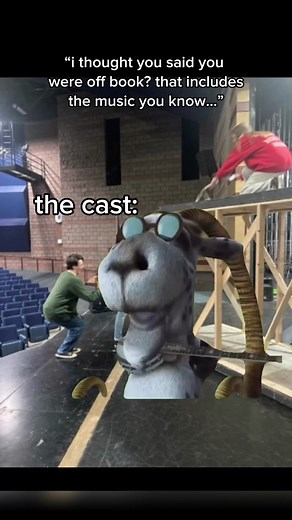 we’re trying our best. maybe. 💀 #theatre #godspell #music