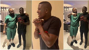 "He was crying": Video shows cute moment driver met Davido for the first time