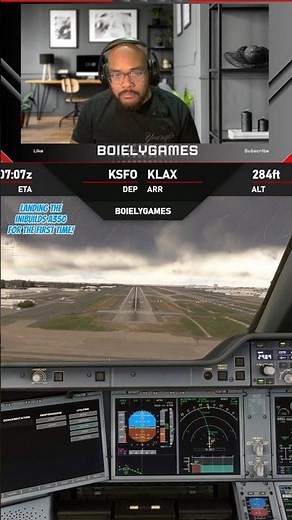 IniBuilds A350 Landing in LAX! #fs2020 #inibuilds #a350 #flightsim #flightsimulator #landing