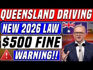 NEW 2026 Queensland Driving Law Explained 🇦🇺 | Avoid Huge Fines & Demerits –Every Driver Must Watch!