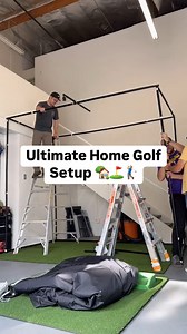 Easy setup. Endless Golf. Transform your room into your golf heaven with the MLMPRO The Major Winner Enclosure available at Rapsodo.com #PlayWithoutLimits | Rapsodo Golf