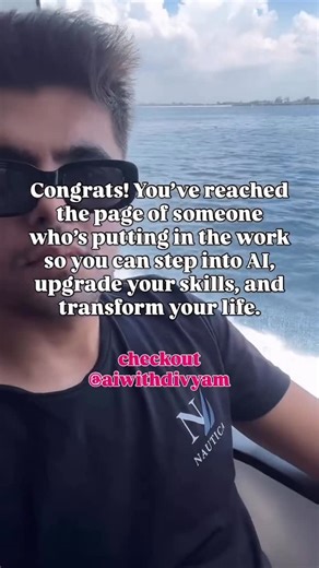Divyam Dawar on Instagram: "Follow @aiwithdivyam if you think you would not wanna get left behind in the race of AI. I post daily AI content such as - AI roadmaps, AI study plan, AI tools, AI trends, AI tips & tricks, AI concept explanation videos. . . [ai, google, Microsoft, motivational, inspiring, openai, sam altman, aws, azure, cloud, computer science, ai roadmap, python, coding, generative ai, llm, data science, civil engineering, career transition, jobs, hardwork, passion, growth, machine