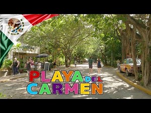 DRIVING in PLAYA DEL CARMEN, Quintana Roo, Riviera Maya, MÉXICO 4K 60fps
