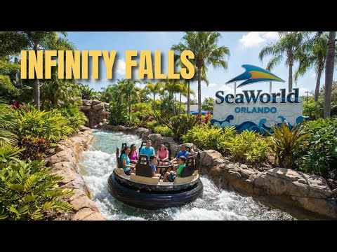 WE GOT SOAKED! 💦 Infinity Falls Raft Ride Experience | Cook'in Coasters