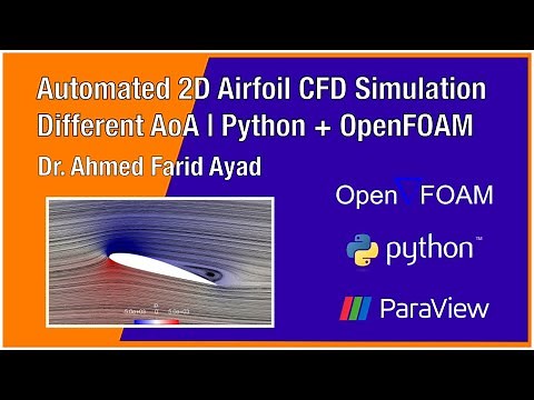 Auto 2D Airfoil CFD | Multi AoA | Python + OpenFOAM