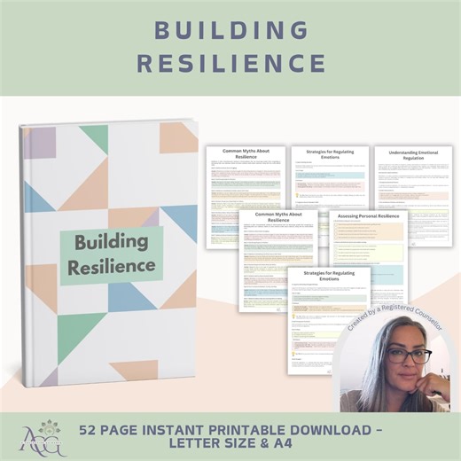 Building Resilience Workbook: CBT Therapy Tools (PDF) - Etsy