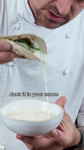 Chicken Caesar Tacos Caesar dressing Whole batch macros: 147kcal 18.5g protein 6.2g carbs 1g fat 125g skyr or Greek yogurt Zest and juice of 1 lemon 1 small garlic clove 5g Dijon 15g grated Parmesan Splash water Salt and pepper Blend all together until smooth Tacos 453kcal 40g protein 37g carbs 15g fat 150g chicken mince Season with garlic powder, onion powder, salt and pepper 2 mini tortilla wraps Baby gem 15g Parmesan Spread the seasoned chicken mince on the wraps. Cook for a couple of minutes