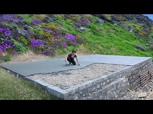 90 Days to Build a Wooden House - a Woman's Admirable Physique/ - Starts to Finish