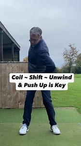 Want more power in your golf swing? Master the sequence: Coil, Shift, Unwind, and Push Up! Start by creating a strong coil in your backswing, building tension like a loaded spring. Then, shift your weight into your lead side as you transition, setting up for explosive power. Next, unwind your torso with control, allowing your hips to lead and your upper body to follow. Finally, push up through your lead leg at impact for maximum speed and energy transfer. This combination creates effortless dist