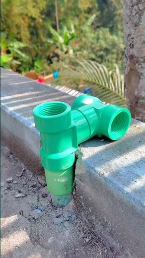 Excellent trick, how to repair PVC pipe from inside the wall