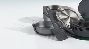 Stanley Adventure Full Kitchen Basecamp Camping Cooking Set 3.5L - 11 Piece Camp Cook Set - Outdo...