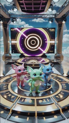 Golden Aliens Dance Showdown ⚡✨ K-Pop Hero Energy!