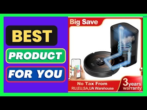 Robot Vacuum Cleaner ABIR K30 with Auto-empty Dock,