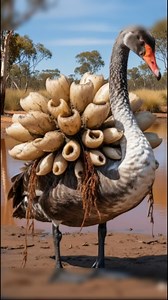 Black Swan Rescue: The Wedge-Tailed Eagle Who Brought Hope #animalrescue #swan #outbackrescue | Rainbow after the storm