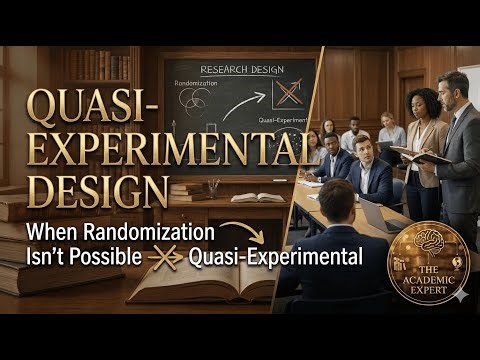 Quasi experimental Research Design: When Randomization Isn't Possible
