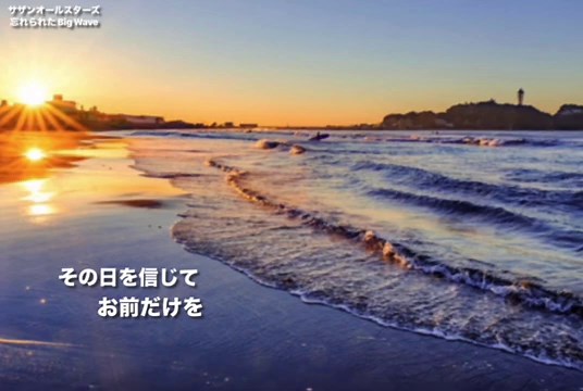 サザンオールスターズ - 忘れられた BIG WAVE (歌詞付き)