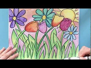 Spring Flowers (Drawing 5)