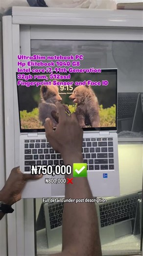 LUXURY DEAL ABLY GADGETS | BN: 8237132 on Instagram: "PAYMENT ON DELIVERY ACCEPTED NATIONWIDE (The shipping fee will be paid upfront before the laptop is dispatched) PRICE: ₦750,000 ✅️ ; Hp Elitebook x360 1040 G8 full details below 👇: PACKAGE INCLUDE: FREE ORIGINAL CHARGER FREE WIRELESS MOUSE FREE LAPTOP BAG FREE INSTALLATION AND ACTIVATION OF MICROSOFT OFFICE SUITES --- AFTER-SALES SUPPORT: We stay with you even after the sale — because real service doesn’t stop at delivery 🟣 PROCESSOR Intel