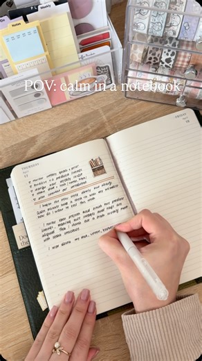 Printable Planner Inserts | One page a day 🥰🤎 That’s all I need to feel calm, focused, and clear ✨ In my Moleskine daily planner I keep: ✓ 5 priorities ✓ A little... | Instagram