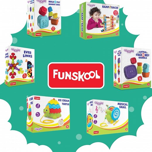 22K views · 340 reactions | It's the Festival of Giggles, with a load of fun and laughter. Explore a range of toys for your little ones from Giggles by Funskool including Ever Links, Ramp Racer and more, designed for family time this festive season. #giggles #giftsforkids #toddlertoys #funskool #funskoolindia [toys for toddlers, gift ideas for kids, safe for kids, certified toys, diwali gifts, educational toys, pull along toys] | Funskool | Facebook