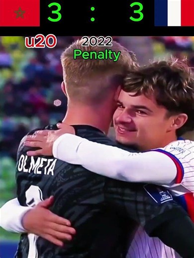 Full Penalty France u20 vs Morocco FIFA World Cup 2025💕💕 #football #shorts #bangladesh #morocco