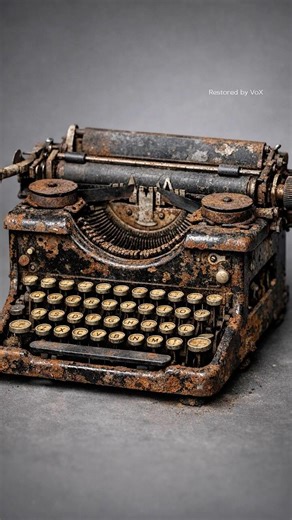 Vintage Typewriter Restoration | Rusty to Classic Again #Shorts