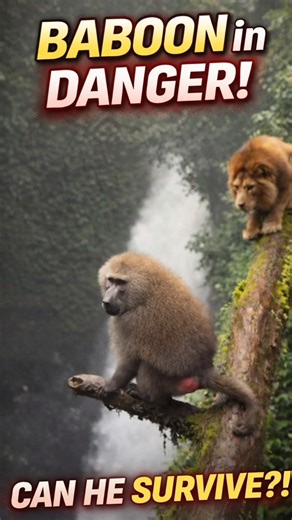 Baboon Mating Behavior in the Wild | Rare Wildlife Moment#shorts