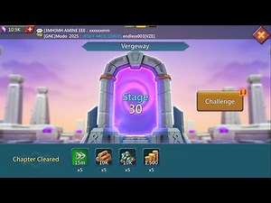 Lords mobile vergeway stage 30