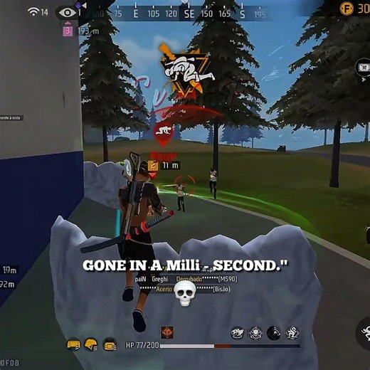 فري فاير 🔥: GONE IN A MILLI-SECOND --- إختفوا في جزء من الثّانِية 💀⚡