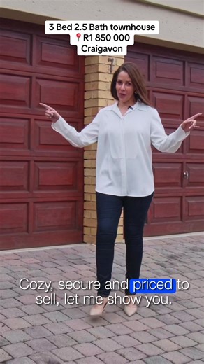 NEW RELEASE 🏡 3 Bed 2.5 Bath Townhouse 📍Craigavon R1 850 000 Check out my new sole & exclusive mandate. This cutie is priced to sell and won’t stay on the market for long Call me to view 📲084 261 6633 #kimwilliamsthecloser #realestate #therealhustle #fourways #craigavon