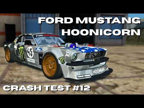 Ford mustang Hoonicorn - Crash test #12 - Rigs of Rods