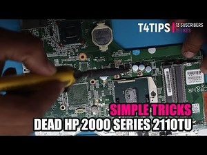 Troubleshooting HP 2000 laptop that won't power on full video.. HP 2000 dead laptop...