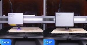 3.2K views · 28 reactions | How fast is #Snapmaker 10W High Power #Laser Module? Its work speed can be as high as 6000 mm/min. When cutting through 1.5mm basswood, it's 8 times faster than 1.6W laser module. Learn more about 10W Laser: https://bit.ly/32faDco. | Snapmaker | Facebook