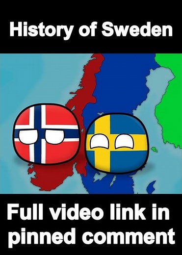 History of Sweden Countryballs #shorts s