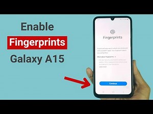 How to Enable Fingerprint Lock in Samsung Galaxy A15