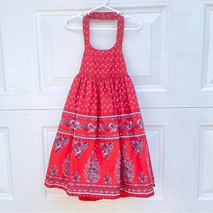 3T Old Navy toddler girl red halter dress