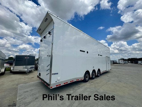 CONTINENTAL CARGO NEW 85X34 STACKER ENCLOSED RACE TRAILER CAR HAULER TRAILER | eBay