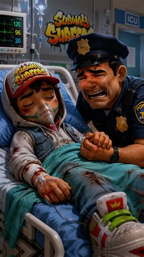 Jack in ICU💔Police Officer Cries Beside Him 😭| Subway Surfers Emotional Story#shortsfeed