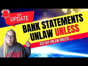 DWP Bank Statements What’s Lawful — ICO Update