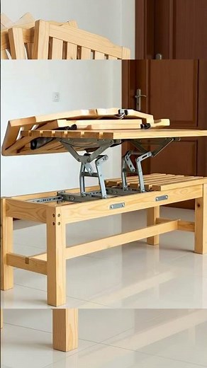 Wooden Bench to Table | Smart 3D Design